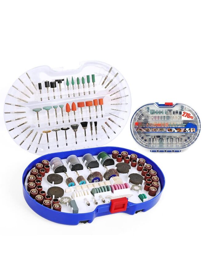 LAMAY 276pcs Rotary Tool Accessories Kit Universal Fitment for Easy Cutting, Carving and Polishing - Image 1